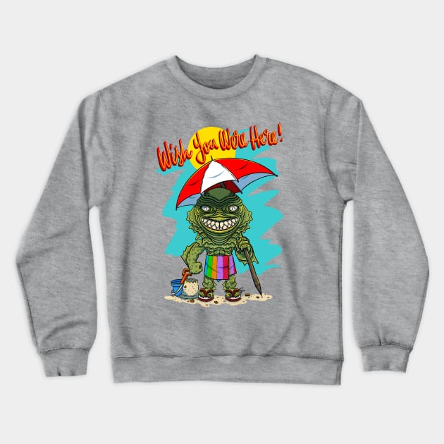 Vacation From The Black Lagoon! Crewneck Sweatshirt by Saltmarsh